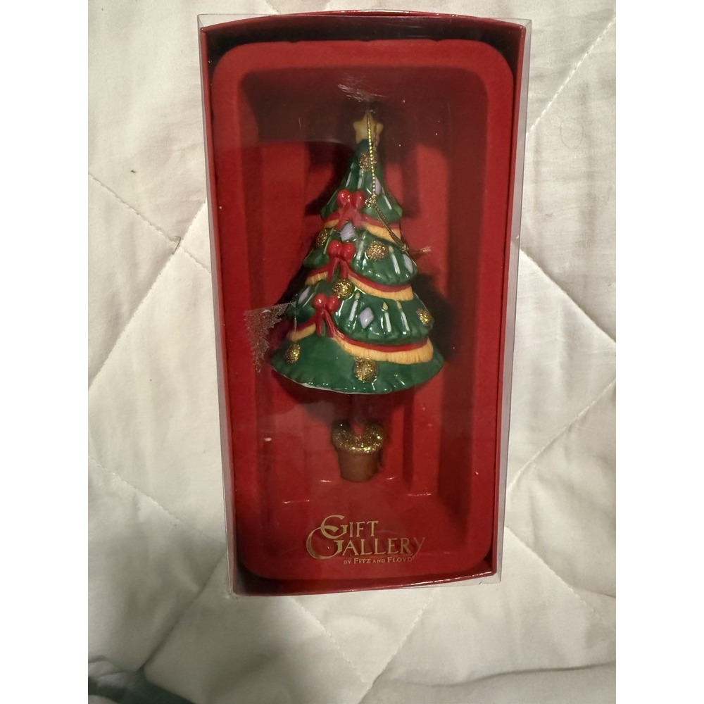 Fitz And Floyd Christmas Ornament Nutcracker Christmas Tree Bell - Picture 5 of 5